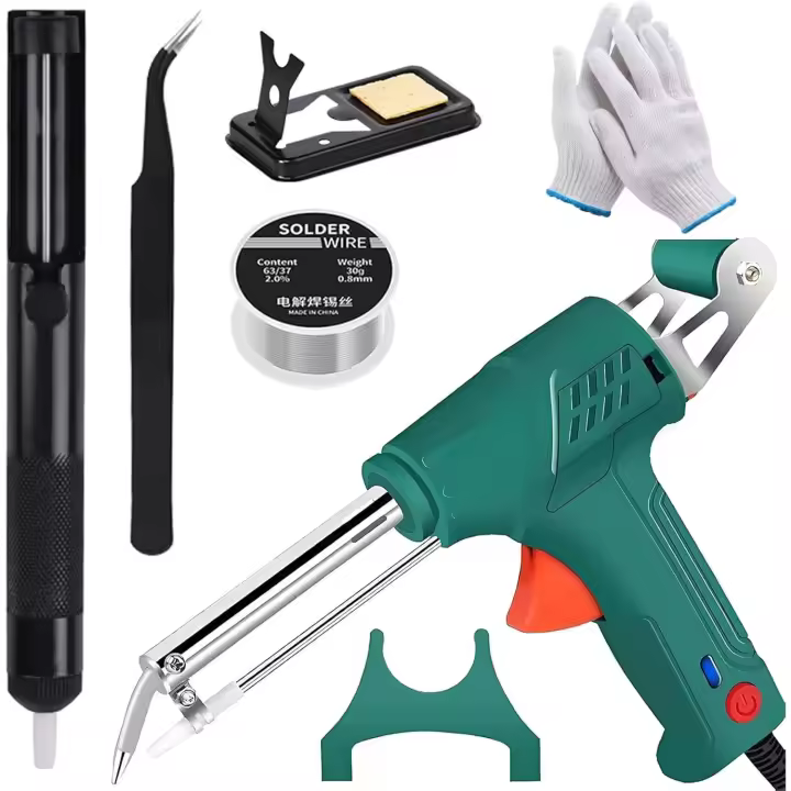 Soldador Ayyecoeeye, herramientas de soldadura industrial con calentamiento interno, pistola de soldar Ayyecoeeye, juego de cinco piezas, máquina soldadora portátil - 1