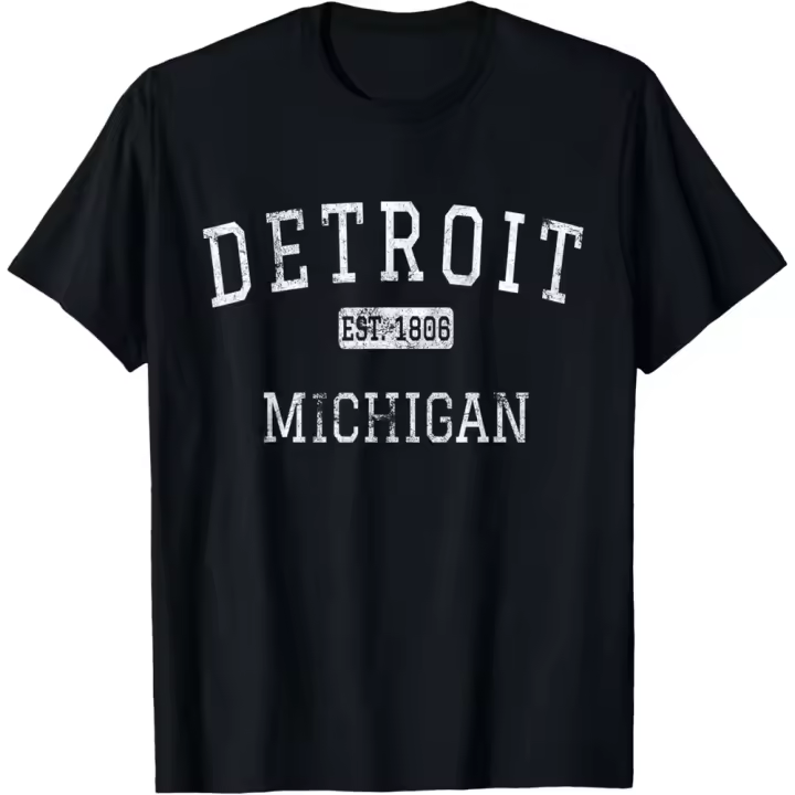 Camiseta de Manga Corta, 100% Algodón, Ropa Unisex para Hombres y Mujeres en 5 Tallas, Camiseta Negra, Cuello redondo con estampado. - 1