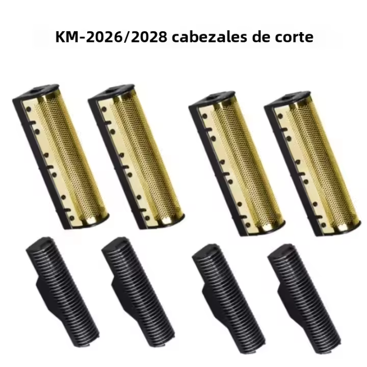 Cabeza De Cuchilla Electrónica Kemei Original Con Pelaje Dorado Y Cuchillo Adecuada Para KM-2026 KM-2028 Afeitadora Flotante - 1