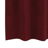 Cortinas blackout vidaXL con ojales 2 pcs Rojo vino Terciopelo - details 4