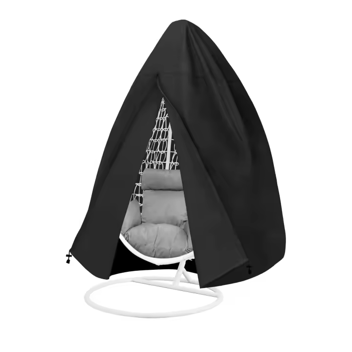 Hanging egg chair cover eggshell dust cover garden outdoor swing protection cover hanging chair bird nest rattan chair hanging basket cover bird cage - 1