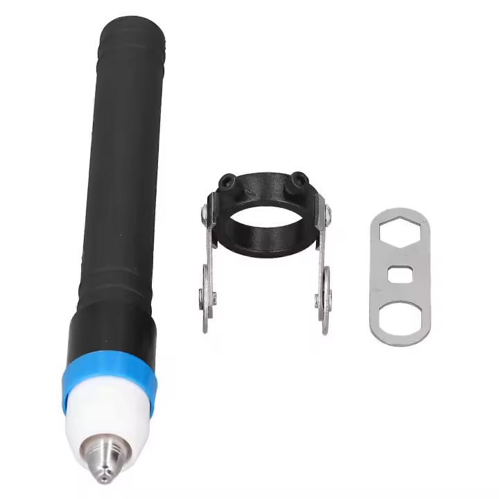 P80 Plasma Torch Head Straight Handle Welding Cutting Machine Accessories with Guide Roller - 1