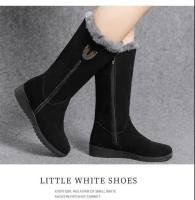 Botas De Nieve Para Mujer Invierno Antideslizantes Comodidad Casual Botas Medianas De Media Caña Con Cremallera Y Algodón - details 2