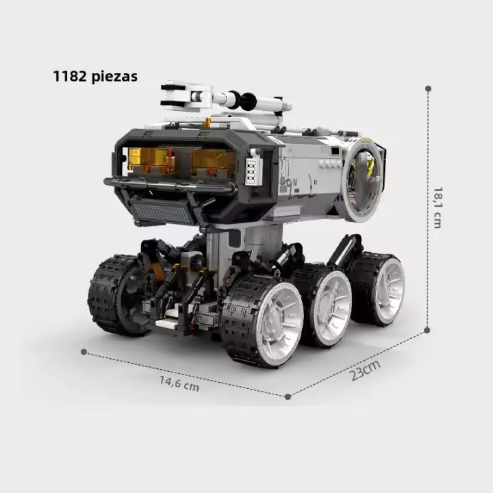Bloques De Construcción Wandering Earth II Figuras De Astronauta Vehículo Lunar Transportador De Luna Estación Espacial Juguetes Para Niños Regalo - 1