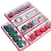 Adorno De Navidad De Tren De Madera/Plástico Decoración De Feliz Navidad Para El Hogar Regalos De Xmas 2023 Día De Año Nuevo 2024 - details 7
