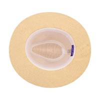 Kebedo Moda Sombrero de Paja para Hombre Mujer de alta calidad, Gorro Panamá de Verano UPF 50, Sombrero Marrón, Estilo Fedora para el Sol, Playa, Fiesta, De ala Ancha, Plegable y Ligero Marrón, Talla Única Ajustable 56-57CM - details 3