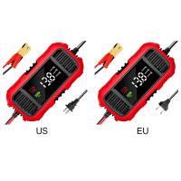 Cargador De Batería Para Coche 12V 2A Con Pantalla Digital Herramienta Inteligente De Carga De Batería Trickle Mantenedor Para Batería De Coche Y Camión - details 3
