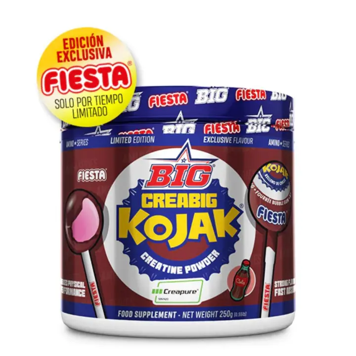 BIG - CREABIG CREATINA CREAPURE® KOJAK COLA EDICIÓN LIMITADA - MONOHIDRATO 250g - 1
