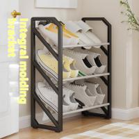 Estante De Zapatos Simple Para Pasillo Fácil De Montar Espacio Ahorrador Trapecio Living Room Material Duradero Anti-Deslizante Resistente Al Polvo Y La Humedad - details 13