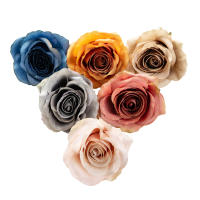 10/50pcs Cabezas De Rosa Silken Para Bodas Jardines Arches Navidad Decoraciones De Hogar DIY Cajas De Dulces Broches Estilo Floral - details 20