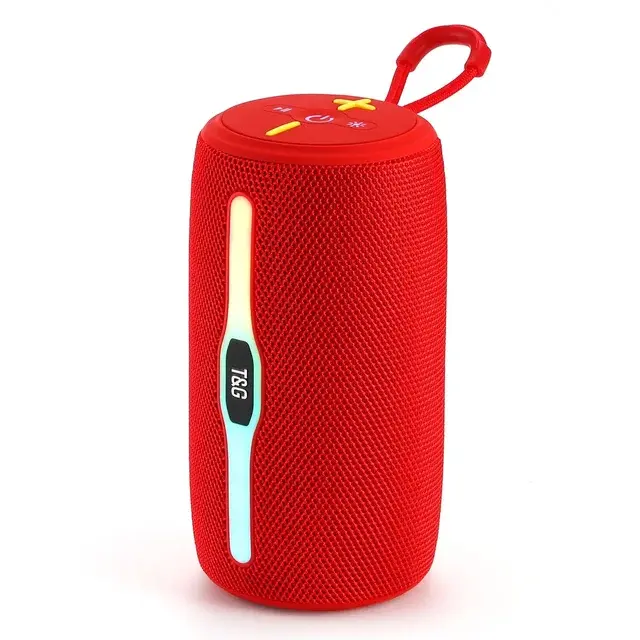 Altavoz Bluetooth T&G TG675 Inalámbrico con Graves y Luces LED | Resistente al Agua | Potente Sonido de 8W - 1