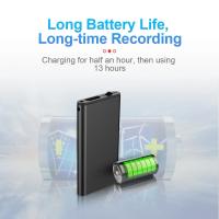 Grabadora De Voz Profesional Miniatura MP3 Portátil Digital Controlada Por La Voz Reducción De Ruido Espía Sin Almacenamiento Externo Con Micrófono Externo - details 3