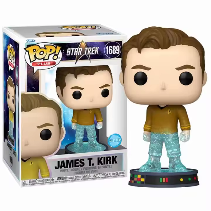 Funko Pop! Plus, Star Trek, James T. Kirk (Glitter) 1689 - 1