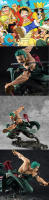 Figura De Acción Anime One Piece 10cm Roronoa Zoro Tríptada Sa-Máximo Estatua De Manga Colección Modelo Juguete Para Niños - details 0
