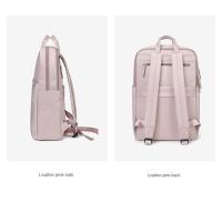 Mochila GOLF Para Mujer Estilo Casual De Viaje Sencillo Y Moda Material De Tela Oxford Y Lona Con Bolsillo Exterior Y Cierre De Cremallera - details 19