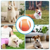 Bola De Juguete Para Perros Duradera Y Elástica Adecuada Para Masticar Y Saltar Accesorio Para Mascotas Tamaño Grande Mediano Y Pequeño - details 4