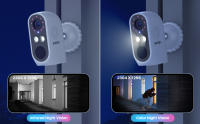 ZOSI 2K Cámara de Vigilancia WiFi con Batería Recargable y Panel Solar 3MP Cámara Seguridad IP Exterior Visión Nocturna Detección de Movimiento Audio Bidireccional - details 4