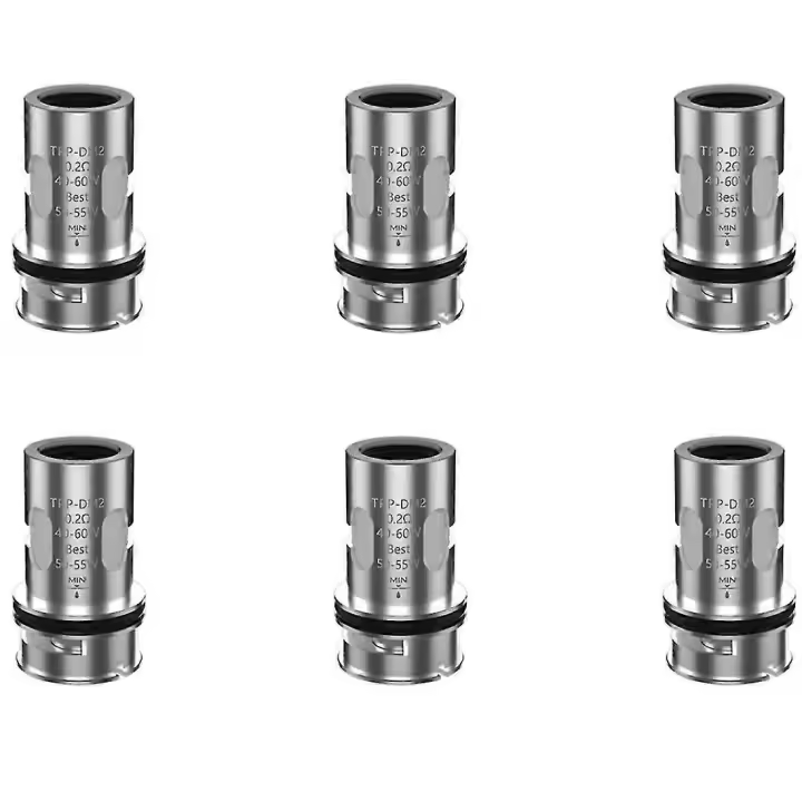 6 unids TPP Dm2 malla bobinas 0.2ohm resistencia Dl bobina 40-60W para arrastre 3 Arrastre X más arrastre X S pro pod mo - 1