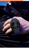 Reloj Deportivo SMAEL Para Mujer Con Correa De Silicona Impermeable Y Pantalla LED Digital Resistente Al Choque Y Con Luz Trasera - details 21