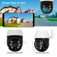 cámaras de vigilancia wifi, cámara de vigilancia wifi ip de 2mp zoom digital 4x visión nocturna monitor de video de vigilancia a todo color inalámbrico al aire libre impermeable, seguridad wifi al aire libre cámaras de seguridad wifi - details 5