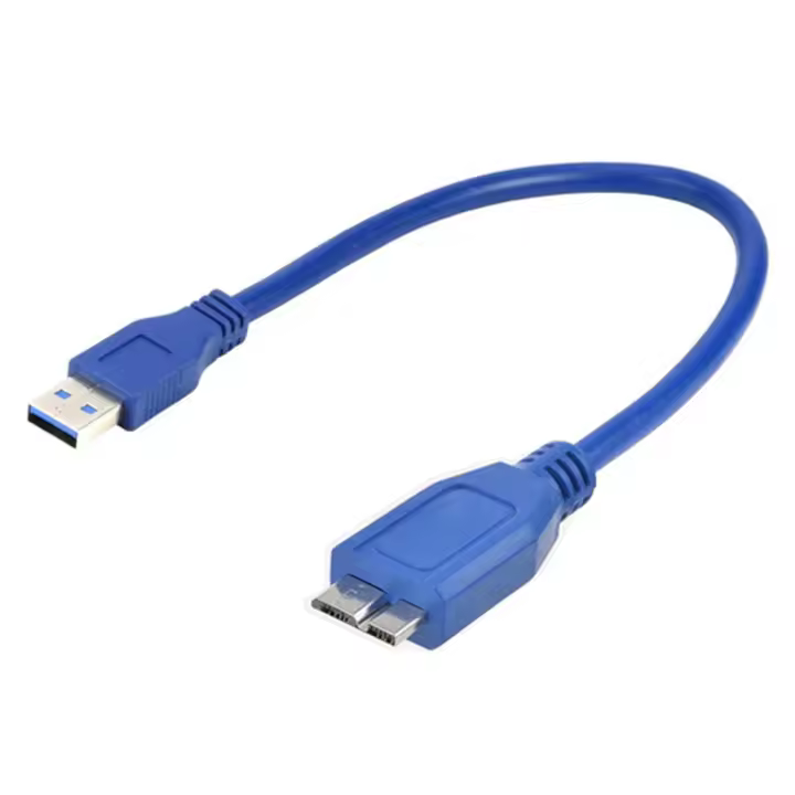 Cable USB 3.0 Micro De Corta Longitud Para Externa Duro De WD Lacie Hitachi Seagate Cable USB 3.0 Portátil Micro-B Cord - 1