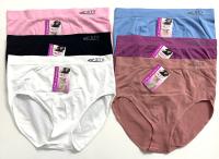 INTIMOLAND BRAGAS DE MUJER LICRA EN PACK DE 6 O DE 12 UNIDADES, SIN COSTURA TALLE ALTO, ADAPTABLE AL CUERPO, TALLA SUPER GRANDE!! 2XL/XL, 3XL/4XL, STV. - details 0