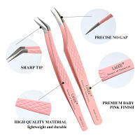 Aguja Para Pestañas LAGEE De Acero Inoxidable 420 Con Agarre De Diamante De Lujo Precisión En Volumen Para Maquillaje De Cejas - details 7