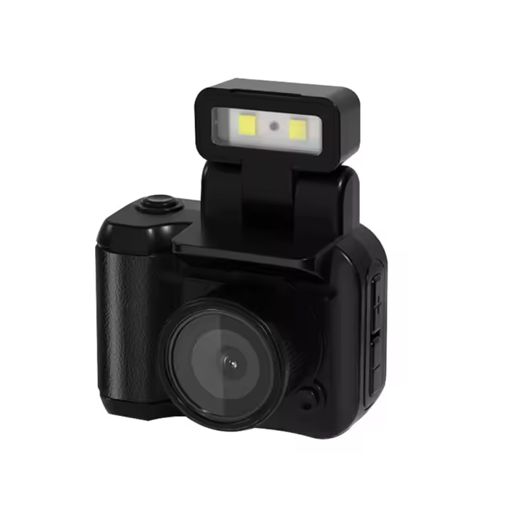 Nueva Mini Cámara Reflex Micro CMOS Con Flash Y Base De Batería Grabadora De Video Portátil DV 1080P Con Pantalla LCD - 1
