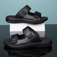 Sandalias De Hombre Verano Casual Playa Exterior Retro Cómodas Cuero Flip Flops Tipo De Sandalias Básicas Estilo Clásico - details 6