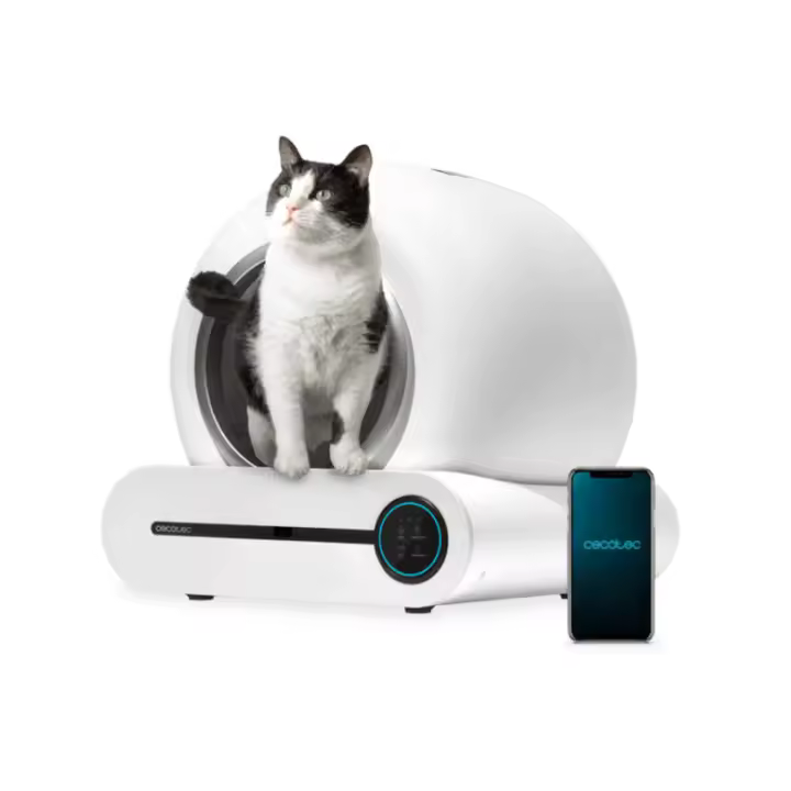 Cecotec Pumba 8000 CleanKitty Smart Arenero Inteligente – Autolimpieza, Wi-Fi, Desodorización, Pantalla LED - 1