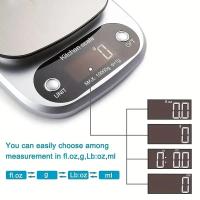 Báscula De Cocina Digital Precisa 22lb Capacidad Para Café Carne Y Más Unidad De Medición En Gramos Y Onzas Ideal Para Cocina Y Hornear - details 5