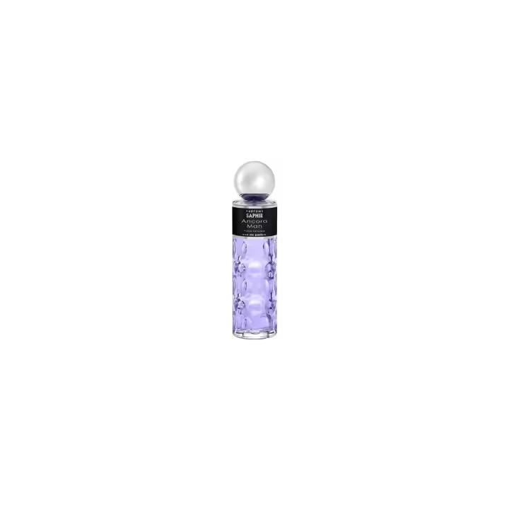 Saphir - ANCORA MAN Eau De Parfum para hombre, fragancia oriental con notas dulces, balsámicas y especiadas, salida cítrica fresca, larga duración y fijación intensa - 1