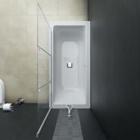vidaXL Mampara de ducha plegable 3 paneles ESG 130x138 cm - details 6
