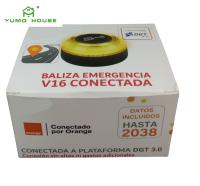 YUMO HOUSE- Baliza Emergencia Geolocalizable V16 Homologada DGT 3.0 Conectada- 3 Pilas AA Incluidas- Obligatirio a partir de 2026,Magnetico,Impermeable IP54, Led Alta Intensidad-Balisa Emergència Geolocalitzable V16 Homologada DGT 3.0 Connectada - details 1