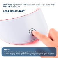 Máscara De Elevación Del Cuello Dispositivo De Belleza Del Cuello Rejuvenecimiento De La Piel Tensión Anti-Edad Blanqueamiento Tone USB CABLE Fuente De Alimentación Electrónica Plástico - details 4