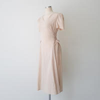 Vestido Largo De Algodón Y Lino Para Mujer Estilo Retro Vintage Con Manga Corta Diseño Sólido A-Line Cuello V Moda De Oficina - details 39