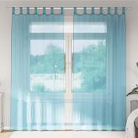 vidaXL Cortinas de gasa con trabillas 2 uds 140x245 cm en color Rosa claro/Arena/Morado y más | protección solar decorativa para ventanas hogar oficina dormitorio fácil de instalar - details 11