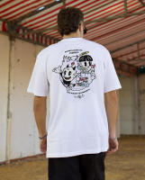 XIVNeoclassic Co. Camiseta blanca oversize hombre 100% algodón peinado KNOW ALTER&EGO - details 1