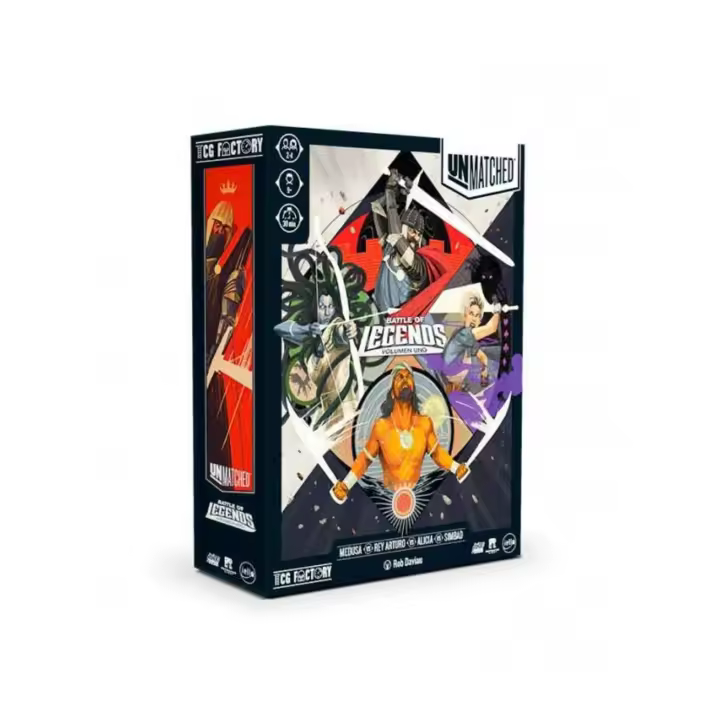 Unmatched Volumen 1 Battle Of Legends juego de mesa en español. TCGFACTORY - 1