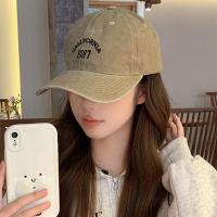 Gorro De Béisbol Gris Para Hombres Y Mujeres Protección Solar Transpirable Suave Con Bordado Coreano Estilo Retro Tendencia Lavado Marca Gorro De Deporte Ajustable - details 0