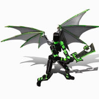 Juguete DIY De Decompresión Titan13 Figura De Acción Móvil De Rodillos Robot 3D Impresión Set De 13 Elementos Conjunto De Dummies - details 7