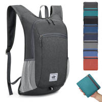 Mochila de senderismo, ligera, plegable, para senderismo, pequeña bolsa de hombro plegable para viajes al aire libre - details 2