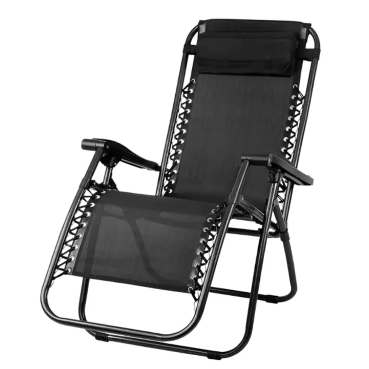 Maxia Market - Silla GRANDE XXL tumbona hamaca plegable de gravedad cero y resistente DURADERO con grosor del tubo de 25 mm para Playa Patio Jardín Camping al Aire Libre, 120 kg, 158x66x108 cm - 1