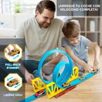 Juguete De Carreras Estelares Para Niños Kit De Ferrocarril DIY Educativo Interactivo Regalo De Cumpleaños O Navidad Para Niños Hombres - details 2