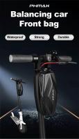 Bolsa De Manillar Para Bicicleta PHMAX Capacidad Grande Absorbe Choques Impermeable Plegable Accesorios Para Skateboard Y Bicicleta Color Negro Material EVA - details 0