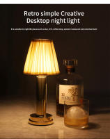 Lámpara De Escritorio USB De Ambiente De Restaurante Luz Nocturna Nórdica Para Café Dormitorio Decoración Arte Moderna Lámparas LED - details 2