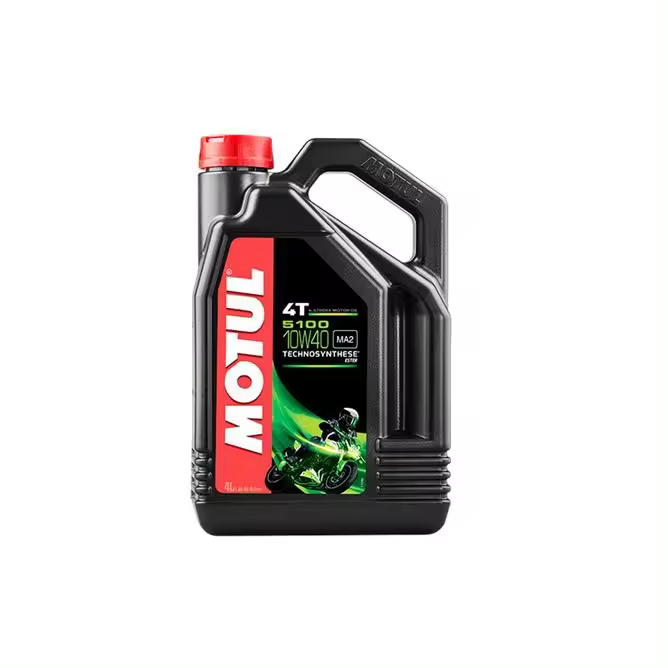 Aceite Motul 5100 4T 10W40 - Para motos de carretera, trial, cross/enduro, quads, ciclomotores, scooters... - 1