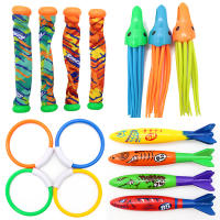 Juguete De Natación Submarina Palos De Navegación En Agua Anillo Flotante Juego De Buscado Y Cogido Deportivo Para Niños Regalo - details 0