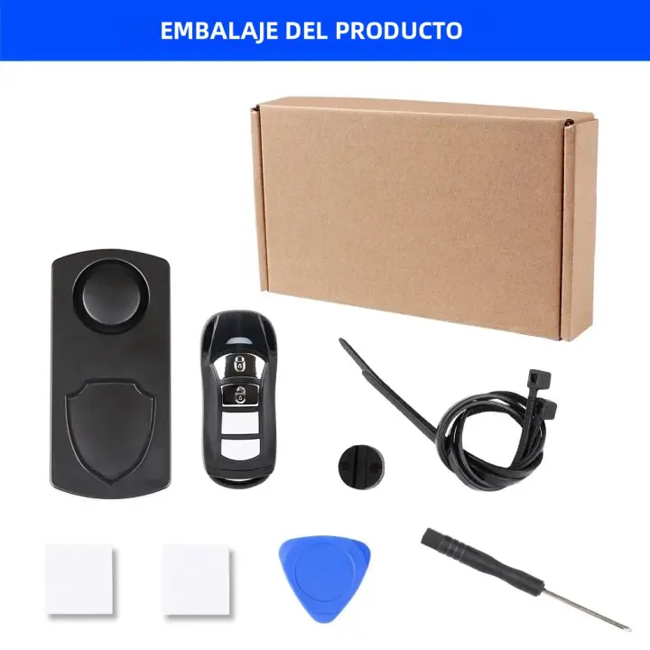 Alarma De Vibration Y Movimiento Para Motocicletas Y Bicicletas 113dB Impermeable Con Control Remoto Anti-Robo Sensor De Vibración Y Movimiento - 1