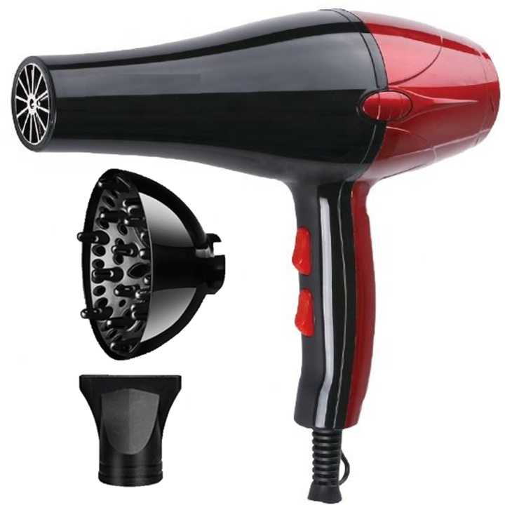 Secador de Pelo 3500W con Aire Frío y Caliente, Difusor y Flujo Estable, LoLek-Oryx